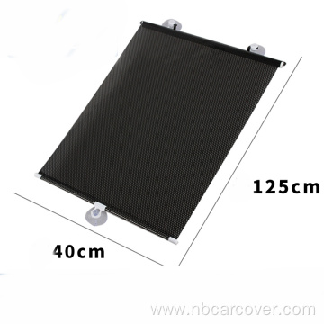 uv protector retractable roll automobile sun visor